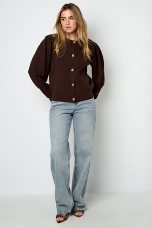 Cardigan with floral buttons h5 Picture11